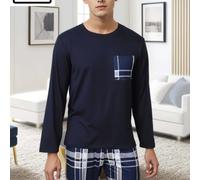 TEMU Conjunto de talla grande para hombre con cuello , con una de poliéster y spandex, con tejido de punto, ideal para usar en todas , talla grande