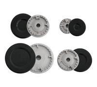 TEMU Conjunto de tapas para ollas para hornos, estufas de gas y tapas de quemadores, adecuado para la mayoría de de manijas de estufas, de metal de calidad, 8 piezas de perillas de estufa.