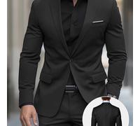 TEMU Conjunto de traje formal para hombre 2 piezas, elegante y , ideal para ocasiones formales y banquetes