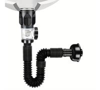 TEMU Conjunto de tubería de desagüe universal, tubo retráctil de agua de drenaje de desodorante, desagüe de alcantarillado para lavabo, accesorios de cocina y baño