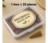 TEMU Conos de Incienso Premium de Pachulí en Elegante, , Hechos a para Dormitorio, Limpieza del Hogar, de Energía Negativa, y Duradero, Decoración para Fiestas