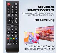 TEMU Control Remoto Infrarrojo IR Universal para TV Samsung | Compatible con PN43E450A1F/PN51E440A2F/PN51E450A1F/PN51E530A3F/PN60E530A3F y Más - Función Completa, 2021, Batería