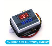 TEMU Controlador de LED Digital XH-W3002 con Sensor - 10A, Voltaje AC110/220V, Punto de Conducción Ajustable, Diseño Compacto para Robótica, HVAC y Uso Industrial, Interfaz Fácil de Usar, Pantalla