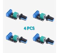 TEMU Controlador de Velocidad de Motor PWM para Regular Voltaje a 5V, 12V y 16V con una Capacidad de 10A, que una Ajuste de Velocidad y Capacidad de Atenuación LED.