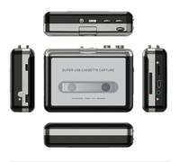 TEMU Convertidor de Casete Retro HOTU con - Convertidor MP3 USB-C, Super Refuerzo de Bajos & Inversión Automática, Diseño y para Preservación y Grabación de Audio Vintage