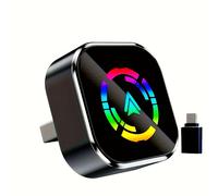 TEMU Convertidor Inalámbrico a Cable Carplay 2025: Un Mini Adaptador Universal con Box, Diseñado para un Uso Fácil Plug-And-Play, Conectividad Automática y Actualizaciones por Red, Sin Batería