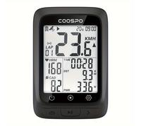 TEMU COOSPO BC107 Computadora de bicicleta GPS Inalámbrica Contador de Velocímetro 2,4 pulgadas BlE5.0 ANT+ GPS+BDS
