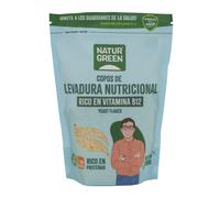 TEMU Copos de Levadura Nutricional 150g - Rico en Vitamina B12 - 100% Vegetal - Sin Gluten - Rico en Proteínas - NaturGreen