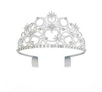 TEMU Corona Boho de Princesa Ángel con Diseño de Estrella, Luna y Sol, de Aleación de , Tela No Tejida, Ideal para Regalos de , Escénicas, Accesorios , , Fácil de Usar, No Requiere