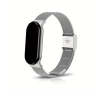 TEMU Correa de Acero Inoxidable para Xiaomi Mi Band 10, 9 y 8 - Accesorio de Reemplazo para Pulsera de Reloj Inteligente
