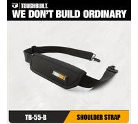 TEMU Correa de acolchada TB-55-B | Accesorio de bolsa de herramientas de tela negra, método de tejido tejido