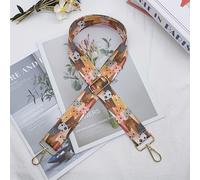 TEMU Correa de ajustable de tela con bonitos diseños de animales, correa universal de repuesto para bolso bandolera de 3,8 cm, accesorio para bolso con cierres de clip, diseños , material duradero.