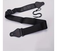 TEMU Correa de guitarra de nailon resistente que se puede ajustar, con soporte lumbar y un bolsillo para púas, diseñada para la facilidad de - Adecuada para los instrumentos de cuerda