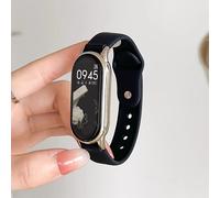 TEMU Correa de hebilla de pasador único de silicona para Xiaomi Mi Band 9/8, versión NFC, simple, color puro, deporte , con opciones , para hombres y mujeres