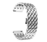 TEMU Correa de Metal de , Compatible con Huawei y Samsung Galaxy Watch 5/4/Gear S3/Watch 4/3/GT2-3 Pro, Reloj Deportivo Correa Colorida Impermeable para Mujer y Hombre, Tamaños de 20Mm 22Mm