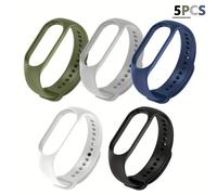 TEMU Correa de reemplazo para Xiaomi Mi Band 3/4/5/6/7/8/9/10 y pulsera Mi Band, 5 piezas, muñequera compatible con el , compatible con teléfonos inteligentes ( compatible en la descripción)