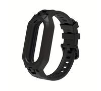 TEMU Correa deportiva integrada para Xiaomi Mi Band 5/6/7/8/9/10, correa de goma TPU para MI Band 10/9/8/7 NFC