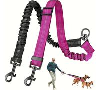 TEMU Correa Elástica para Perros de Cabeza - Nylon a Rayas, Lavable a , Giratorio Sin para Pasear a