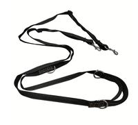 TEMU Correa multifuncional para perros de mezclilla, ajustable, , correa de cabeza para perros pequeños, medianos y grandes, adecuada para pasear, hacer senderismo y correr.