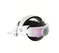 TEMU Correa para la cabeza QUEST3 Elite y correa de carga para QUEST3S con paquete de batería de 10000mAh, 22.5W, RGB estrella, accesorio ergonómico de cobertura total ( correa de cabeza cómoda)