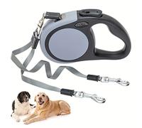 TEMU Correa Retráctil, Adecuada para Perros de 110 lbs, Cabeza Resistente de 16 Pies, Flexible y Extensible 360°, Bloqueo Antienredos con Un Solo Click, Ideal para Correas de Galgos Pequeños a Grandes