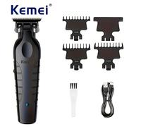 TEMU Cortador de eléctrico inalámbrico profesional KM-2299, recargable por USB, para hombres, especializado en tallar y estilizar.