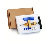 TEMU Cortador de Vidrio y Azulejos 2-en-1 - Herramienta de Corte y de Precisión, Metal Duradero con Acabado Pintado, Hoja de Aleación, Montaje Fácil para Proyectos DIY y Profesionales