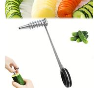 TEMU Cortador Manual de Resistencia con Cuchillas de Acero Inoxidable 420 - Cortador para de Calabacín, , , , - Diseño Fácil de Limpiar y Mango Ergonómico, Compatible con Dietas , y