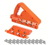 TEMU Cortador Rápido de , Bordeadora de , Cepillo Manual de 45° y 60° para Paneles de Yeso con 10 Hojas, Herramienta Manual para Chaflán en Drywall y Carpintería, Corte para y Paneles de Yeso