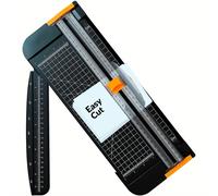 TEMU Cortadora Automática A4 con Regla Extensible y Base Resistente - Máquina de Precisión Ideal para , Hogar, Oficina - Para Papel, Fotos, Cupones, Etiquetas