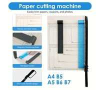 TEMU Cortadora Manual de Papel A4 - Recortadora de Papel Resistente con Base Estable, de Palanca Manual Ideal para Oficina, Biblioteca - Herramienta para Cortar Cartón y Papel