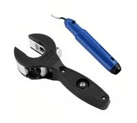 TEMU Cortatubos de de Resistencia con Herramienta de Desbarbado, Construcción Duradera, Corta Cobre, Aluminio, PVC, Acero Inoxidable y Otros Materiales de Tubería