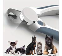 TEMU Cortauñas LED para mascotas, perros y gatos | Acero inoxidable, funciona con pilas, pila de botón no recargable, marca iHotKu