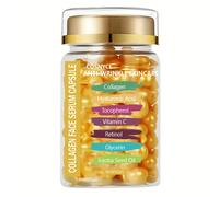 TEMU COSNYCE 90 cápsulas de suero facial de colágeno con ácido hialurónico, retinol y colágeno - Antiarrugas para piel flácida beige , cápsulas de lifting facial adecuadas para beige ( &)