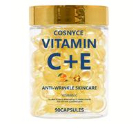 TEMU COSNYCE Serum de +E - Fórmula de Retinol y , 90 Cápsulas, Hidratante &, para Todo Tipo de Piel , y , No , No Irritante, Regalo Ideal para Mujeres, Hidratante y Iluminador, &, Larga Duración, y