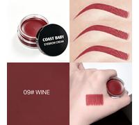 TEMU Crema Aceite para Cejas Colorida, Delineador - Tinte de Cejas de Larga Duración y Resistente con Cepillo de Punta en Marrón (Cejas Tintadas) Ideal para Uso Diario o Cosplay