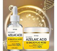 TEMU Crema de Ácido Salicílico y Azelaico con Facial, Reduce Poros e el Tono Beige - Pack de Dos Unidades, Ideal para Piel Grasa y Propensa a Acné