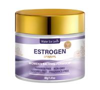 TEMU Crema de Estrógeno Water Ice , Fórmula de para Mujeres, Rápida Absorción y Sin , Formulada para Mujeres, , para Todo Tipo de Piel, para el de la Piel