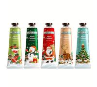 TEMU Crema de Manos Navideña para Piel y Agrietada, Hidratación Profunda y Nutrición para Manos Secas y Ásperas, Loción de Manos de Tamaño de Viaje para en Otoño e Invierno, No Grasa