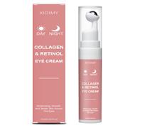 TEMU Crema de Ojos de Colágeno y Retinol 15ml , y Rápidamente la Piel del de Ojos, Hidrata , Aumenta la Elasticidad y Dice Adiós a la Opacidad y Sequedad. Cuidado para