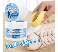 TEMU Crema de para zapatillas blancas, agente de y refacción sintético, crema de cuidado versátil para restaurar el original de zapatos y muebles, fácil de usar, elección ideal para el hogar.