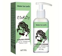 TEMU Crema Elástica para Rizos - Gel de Peinado Unisex, Adecuado para Cabello Normal, Crema para Peinar Rizos - Hidratación y Elasticidad, Peinado de Larga Duración, Rizos Vibrantes