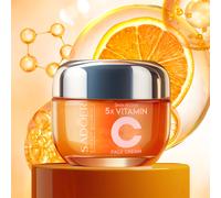 TEMU Crema hidratante para el rostro con - Reafirmante y hidratante, para los tipos de piel, con de naranja y , 5 veces , diseño compacto, para el de la piel, para todas . Diseño . Fórmula hidratante.