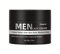 TEMU Crema Hidratante y Correctora para Hombres - , No Pegajosa, Cubre Defectos Faciales - un Natural, Oculta Poros y Uniformiza el Tono de la Piel, Fácil de Limpiar, Fumorry