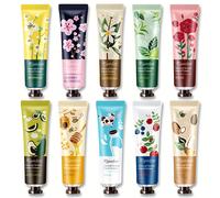 TEMU Crema para manos con ácido glicólico y glicerina - Sin , no grasosa, hidratantes para los tipos de piel , 6 opciones con floral y (, , , té verde, rosa, miel, leche, ) - Hiposensibles