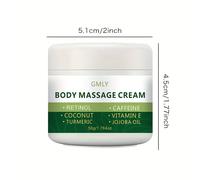 TEMU Crema Reafirmante y Tonicadora con Retinol, y Aceite de Coco - Hidratante para Cintura, Muslos, Piernas y Brazos - Hipolergénica, Todo Tipo de Piel Beige ,