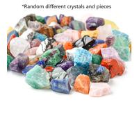 TEMU Cristales de piedra en varios pesos de 50G, 100G, 200G y 300G, con una de cristales que incluyen , , citrino, verde, y sal naranja