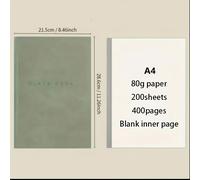 TEMU Cuaderno A4 de blanda en para diario, dibujo y | Ideal para trabajo , y manualidades, para adultos, artistas y escritores