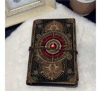 TEMU Cuaderno A6 a en edición , un regalo navideño impresionante con un diseño único con gemas , engranajes y patrones intrincados, para regalos especiales de vacaciones