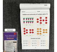 TEMU Cuaderno de Ejercicios de Matemáticas para Niños de Preescolar: 64 Páginas de Aprendizaje de y con Escritura a